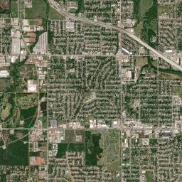 Del City High Resolution Satellite Map