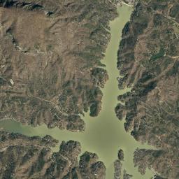 Lake Lure High Resolution Satellite Map