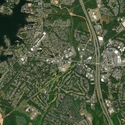 Huntersville, NC locator map