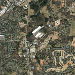 Huntersville, NC locator map