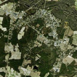 Snow Hill High Resolution Satellite Map