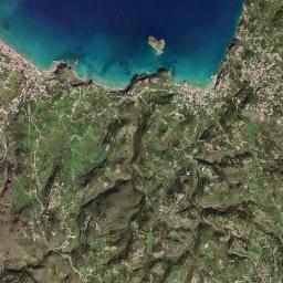 Kalýves High Resolution Satellite Map