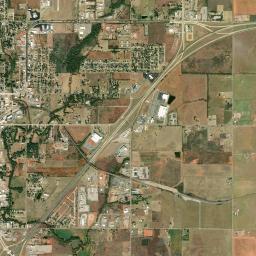 Elk City High Resolution Satellite Map