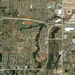 1631 North Orchard Terrace, Mustang, OK Satellite Map