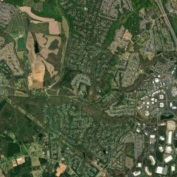 Huntersville, NC locator map