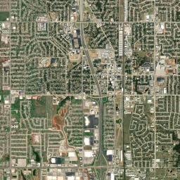 Moore High Resolution Satellite Map
