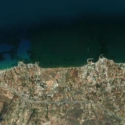 Goúrnes High Resolution Satellite Map