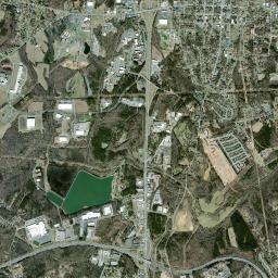 Dallas High Resolution Satellite Map