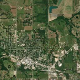 Stigler High Resolution Satellite Map