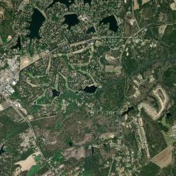 Seven Lakes High Resolution Satellite Map