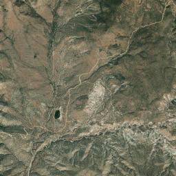 Aerial view of Horse Canyon Agate Beds