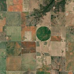 Caddo County High Resolution Satellite Map