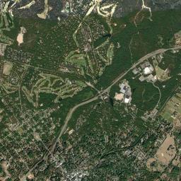 Southern Pines High Resolution Satellite Map
