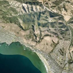 Pismo Beach High Resolution Satellite Map