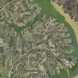 Lake Wylie High Resolution Satellite Map