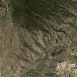 Aerial view of Tijeras Canyon