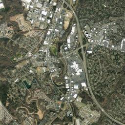 Pineville High Resolution Satellite Map