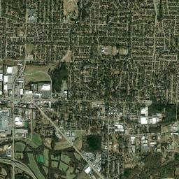 100-120 North Rowlett Street Collierville TN Satellite Map