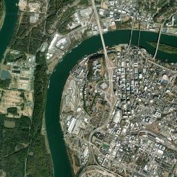 Chattanooga, Tennessee map(satellite map)
