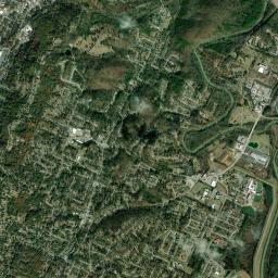 East Chattanooga High Resolution Satellite Map