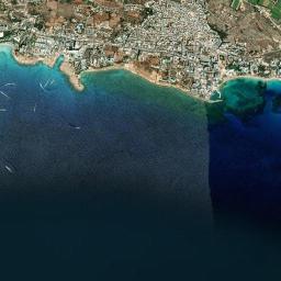 Ayia Napa High Resolution Satellite Map