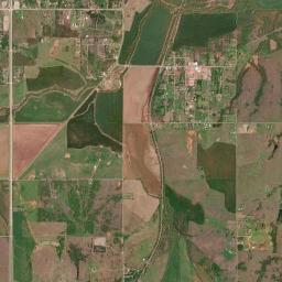 Ninnekah High Resolution Satellite Map