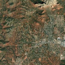 West Sedona High Resolution Satellite Map