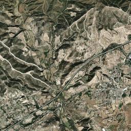 Kofínou High Resolution Satellite Map