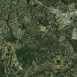 Five Forks High Resolution Satellite Map