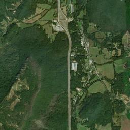 Aerial view of Rising Fawn