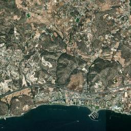 Ágios Týchon High Resolution Satellite Map