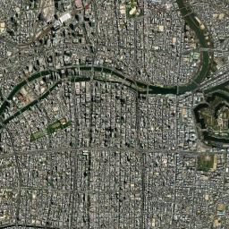 Osaka High Resolution Satellite Map