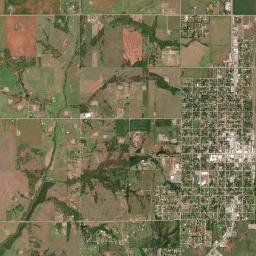 100-148 North 2nd Street, Marlow, OK Satellite Map