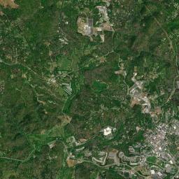 Dahlonega High Resolution Satellite Map