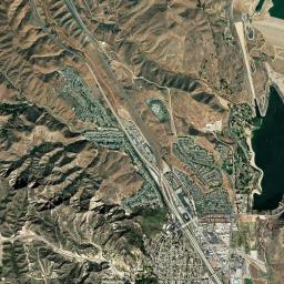 Castaic High Resolution Satellite Map