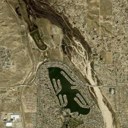 Spring Valley Lake High Resolution Satellite Map