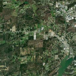 Piney High Resolution Satellite Map