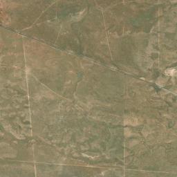 Aerial view of Fort Sumner (Pecos diamonds)