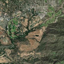 Ojai High Resolution Satellite Map