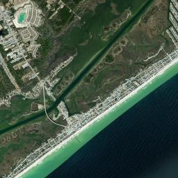 Surf City High Resolution Satellite Map