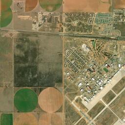 Cannon Air Force Base High Resolution Satellite Map