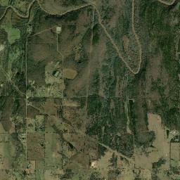 Atoka County High Resolution Satellite Map