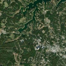 Hartwell High Resolution Satellite Map