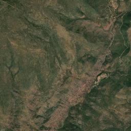 Aerial view of Area of Natural Bridge