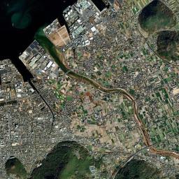 Sakaide Shi High Resolution Satellite Map