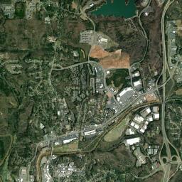 Cherokee County High Resolution Satellite Map