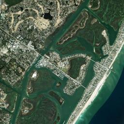 Wrightsville Beach High Resolution Satellite Map