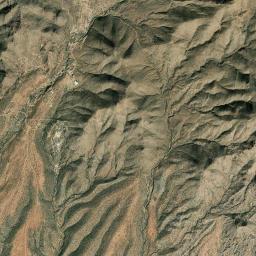 Aerial view of Area of old Octave mining camp