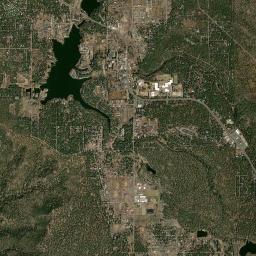 Pinetop-Lakeside High Resolution Satellite Map