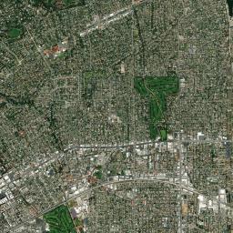 San Gabriel High Resolution Satellite Map
